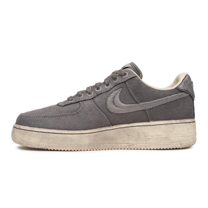 Stussy Mens Air Force 1 Low / Paris Shoes Grey - GQRBE2619